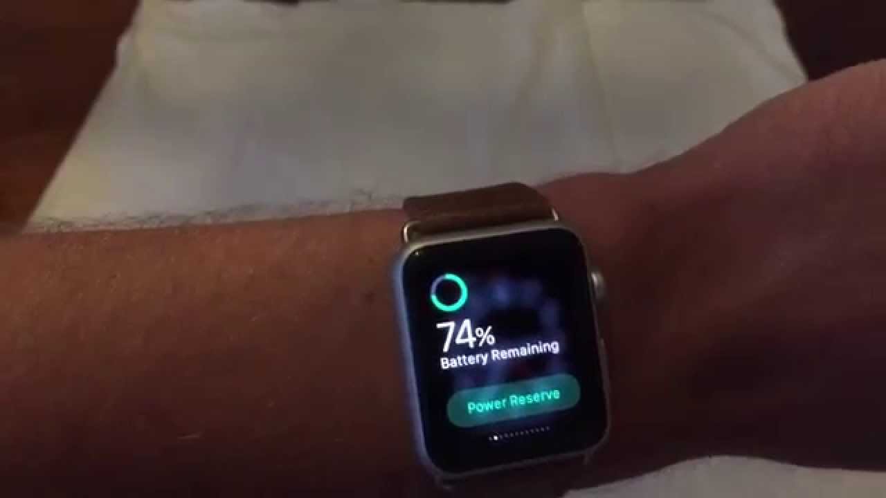 How to check battery percentage on Apple Watch YouTube