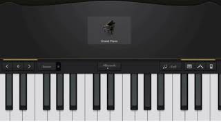 Piano life force notes on piano and on garage band