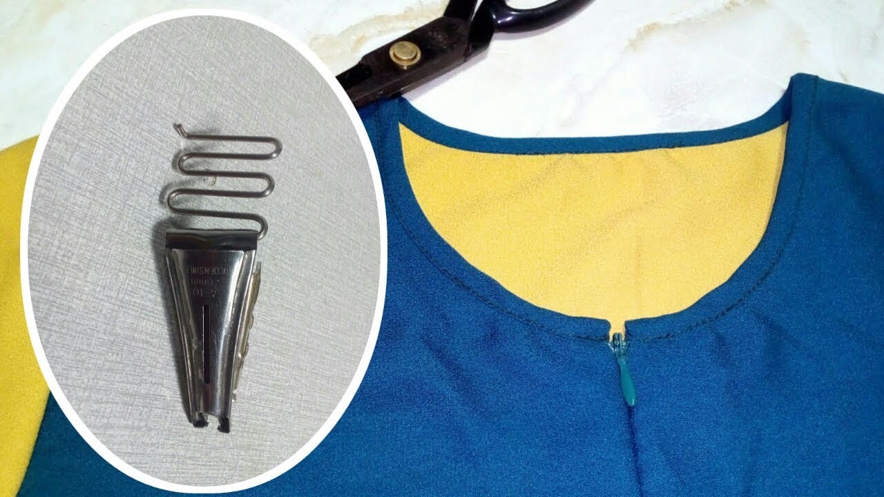 Cara menjahit bisban leher,menggunakan corong