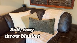 The Coziest Amazon Throw Blanket? | Soft + Stylish Home Find screenshot 2