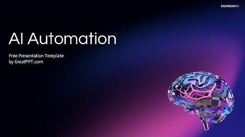 Free AI Automation PowerPoint Template & Google Slides Theme by GreatPPT