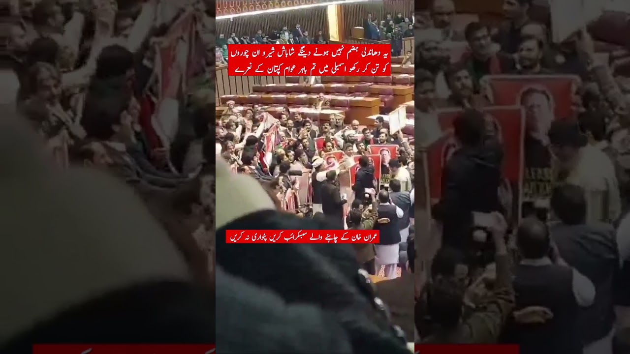 PTI Protest In Assembly 