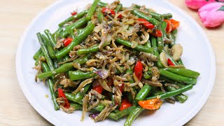 Download lagu Daily Stir-fry Recipe ||Fried Long Bean Anchovy Recipe