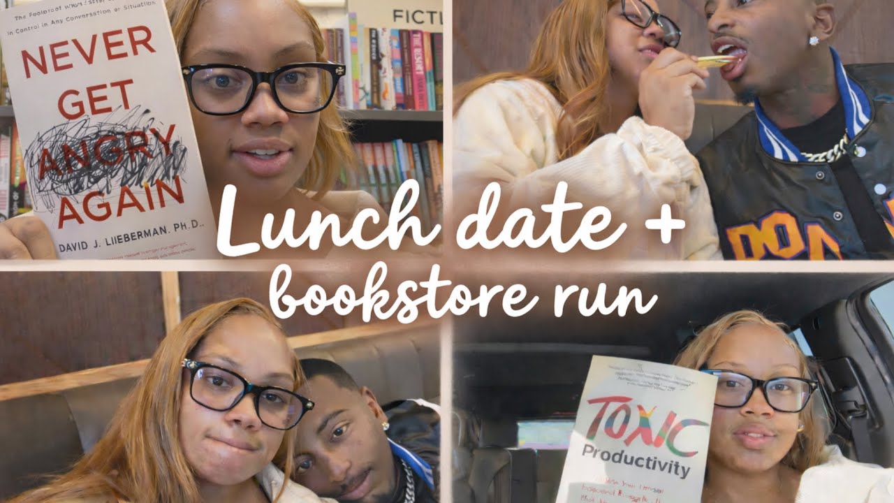 COME WITH ME TO THE BOOKSTORE + DINNER DATE🥰❤️