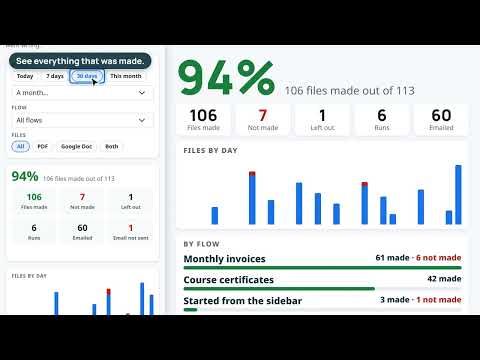 Repeat a Job in One Click: Saved Flows, Reports, Company Details | FlowForge