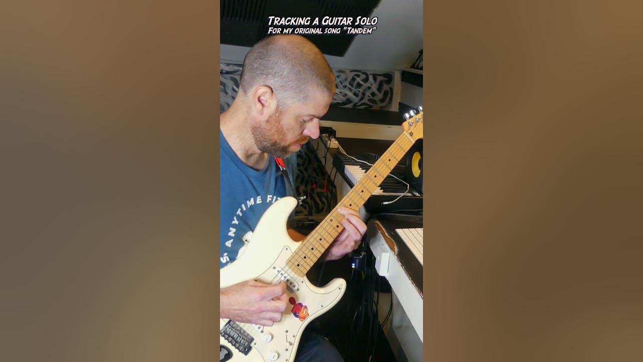 Tracking a Guitar Solo for my Original Song "Tandem" #tandem #guitar #guitarsolo #music