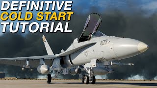 DCS: F/A18C Hornet DEFINITIVE Cold Start Tutorial