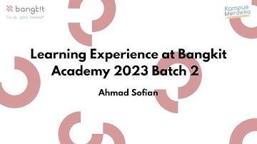 Learning Experience Cloud Computing Cohort at Bangkit Academy 2023 Batch 2 #lifeatbangkit