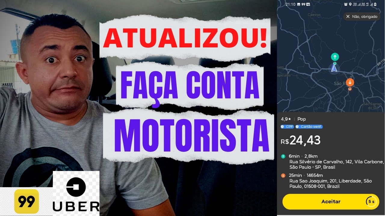 Alguns Motoristas Estão Rodando Muito e Ganhando pouco. CUIDADO!