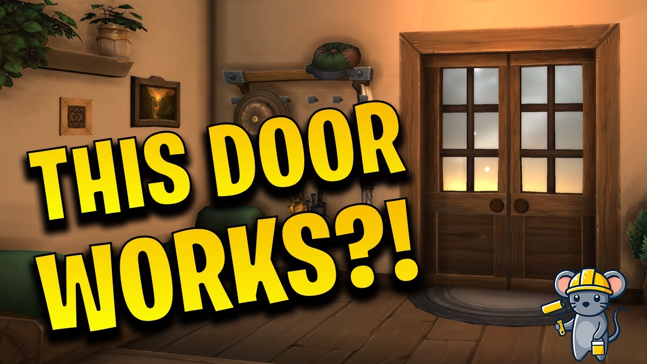 I Made a Door That Actually Works | WoW Housing Tutorial