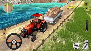 Heavy Tractor Cargo Transport Farmer Simulator : Real Tractor Driving Simulator :Android Gameplay HD screenshot 3