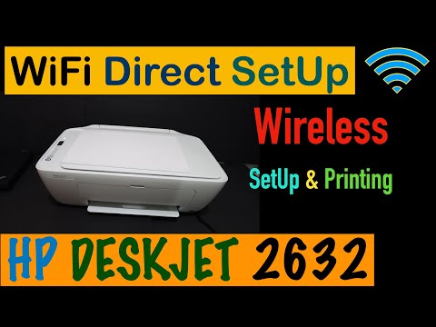 HP Deskjet 3632 WiFi Direct SetUp, Wireless SetUp, Wireless Printing, Review !!