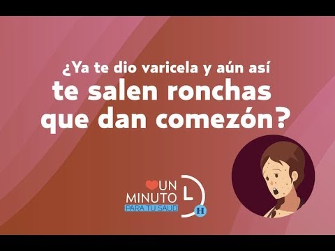 Ronchas comezon salen porque con
