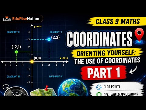 Orienting Yourself: The Use of Coordinates | Chapter 1 Full Explanation 🔥 | Shobit Bhaiya #class9 