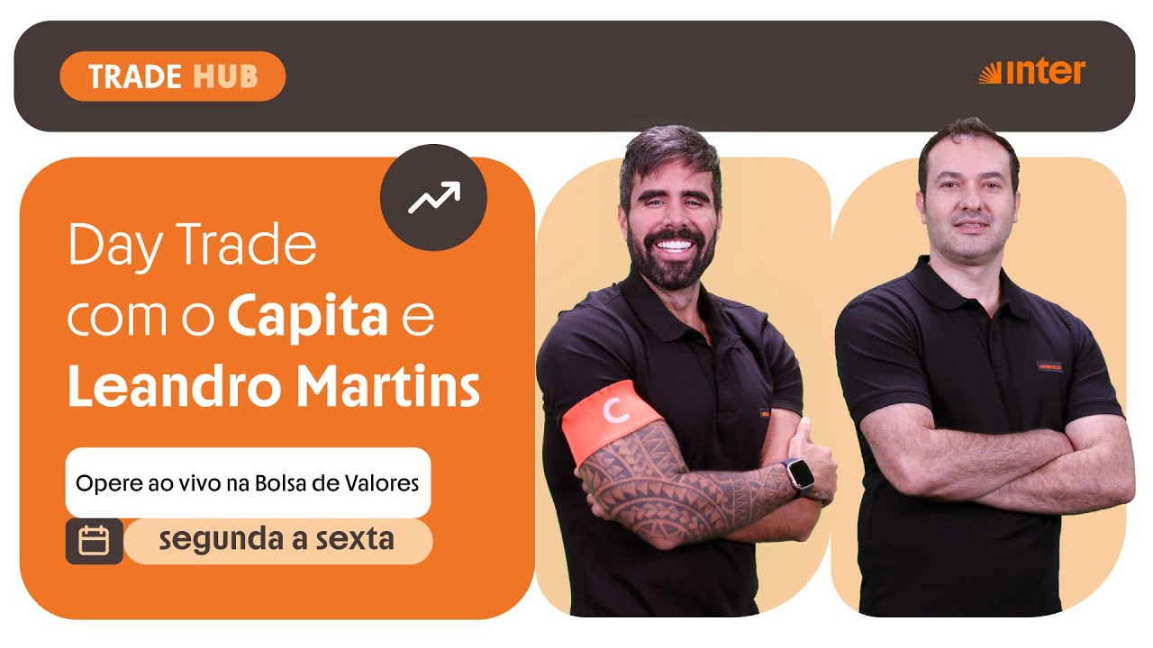 Trade HUB - TRADING AO VIVO: Mini índice, Mini dólar, Ações, e Futuro de Bitcoin (19/01/26)