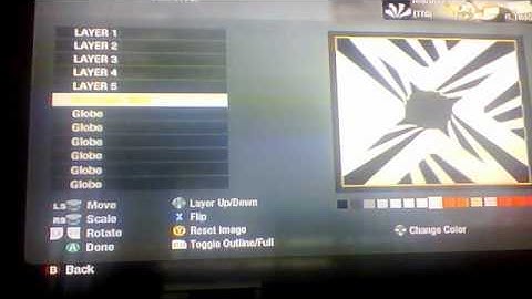 how tomake the faded emblem on black ops with the globe