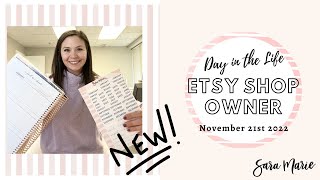 New Releases U0026 Black Friday Sale Info  Day In The Life Of An Etsy Sticker Shop  Sara Marie Sticker