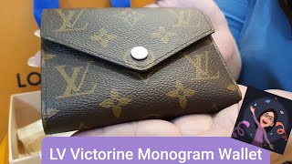 LOUIS VUITTON Victorine Monogram Wallet - Unboxing 