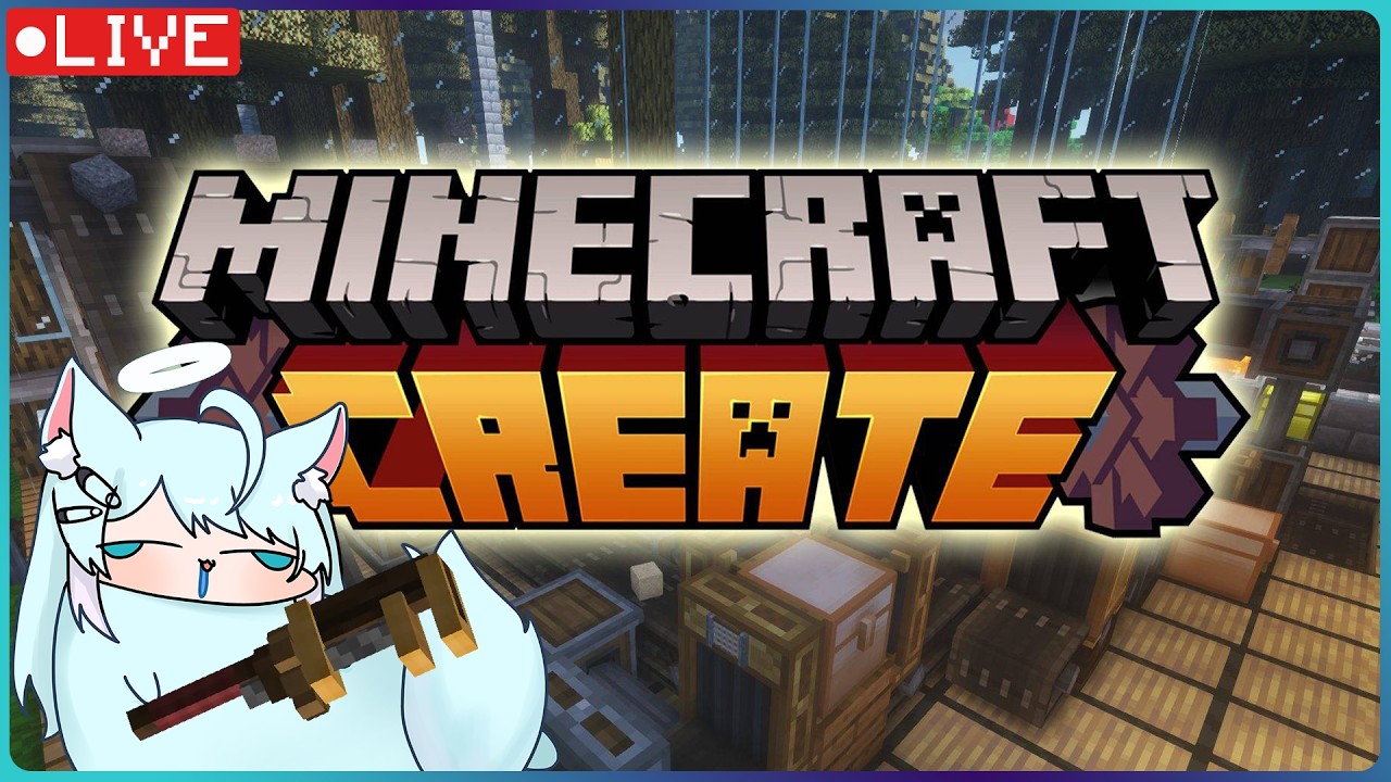 【Game Live & Yaping】Nhà máy ngố /Minecraft create #2 |Fubuki.TheSnowFox