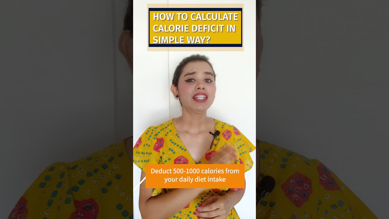 ⁣How to Calculate CALORIE DEFICIT in Simple Way? #holystichuman #caloriedeficit #caloriecounting