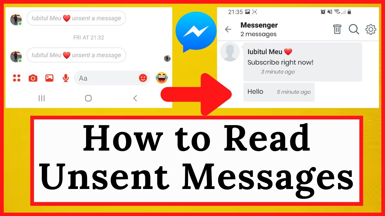 How to Recover and Read Unsent/Removed Messages on Messenger 20