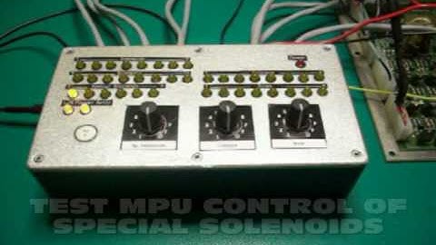 Williams System 3, 4 and 6 Test Fixture