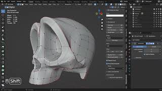 Ceramic Skull Mold in Blender Part 1