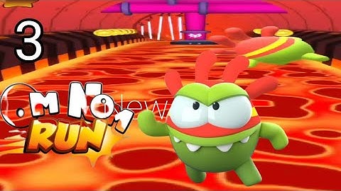 om nom run - full screen #3k play game (indroid iOS) walk through