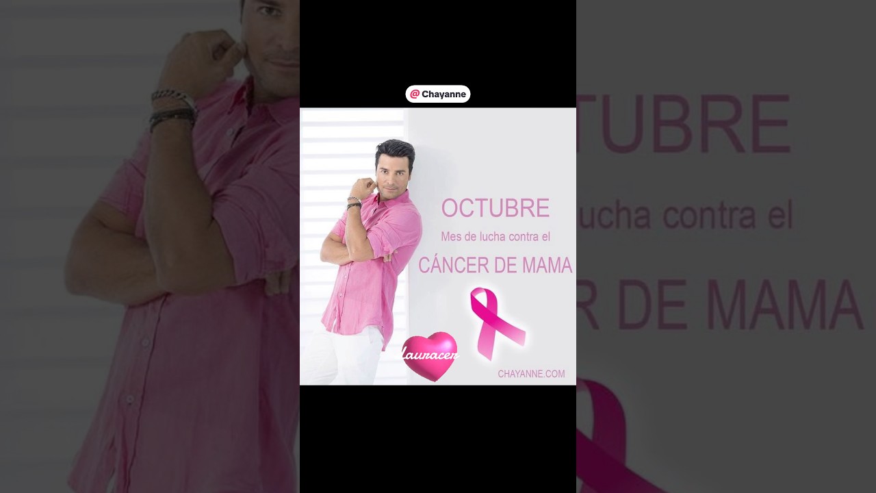 Watch Chayanne Octubre Mes de Lucha Contra el Cancer de Mama #bailandobachata #bailemosotraveztour on YouTube Watch Chayanne Octubre Mes de Lucha Contra el Cancer de Mama #bailandobachata #bailemosotraveztour on YouTube