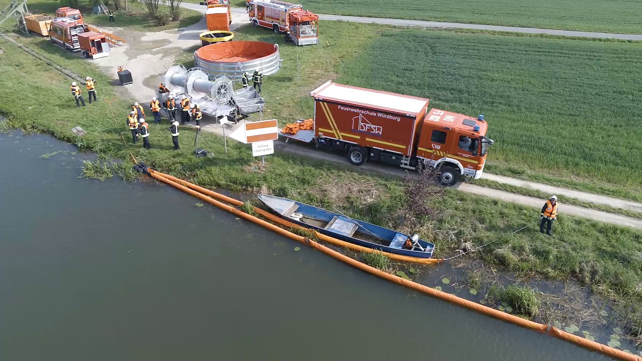 Lehrfilm: Einbringen einer Ölsperre