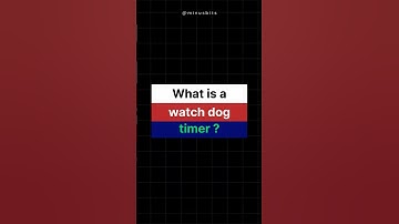 A watchdog timer? A monitor system for Microcontrollers.    #microcontroller #arduino #linux #cpu