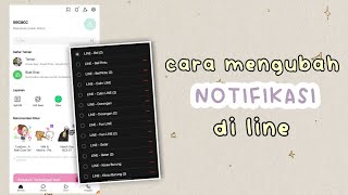 cara mengubah notifikasi line terbaru 2023