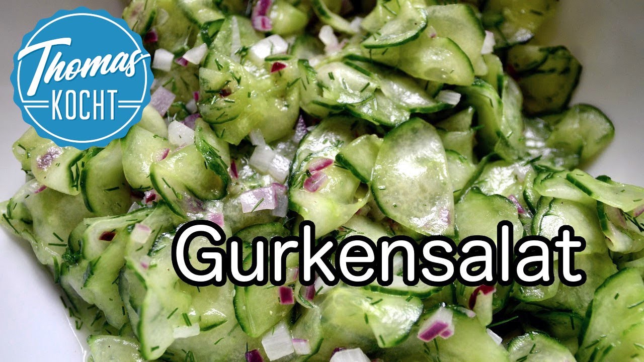 Gurkensalat mit Dill - einfach und lecker! / Thomas kocht