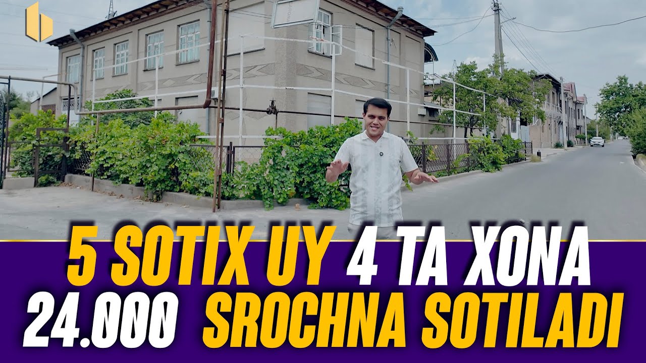 SROCHNI SOTILADI, 5 SOTIX  4 TA XONA, SANUZEL, GAZ SVET SUV ZO'R NARXINI KELISHAMIZ #boshpanatv