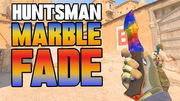 ★ CS2 Huntsman Knife Marble Fade (FACTORY NEW) | CS2 Knife Gameplay