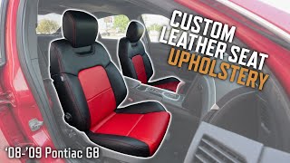 Worn Out Factory Leather Replaced w/Custom Leather Seat Upholstery In Pontiac G8 - LeatherSeats.com by LeatherSeats.com 602 views 8 months ago 1 minute, 32 seconds