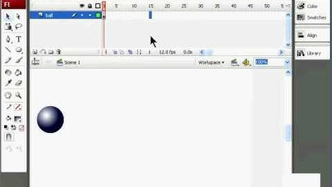 creating a motion tween in flash cs3 tutorial