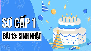 Từ Vựng Tiếng Hàn (SƠ CẤP)BÀI 13: 생일 /Sinh nhật