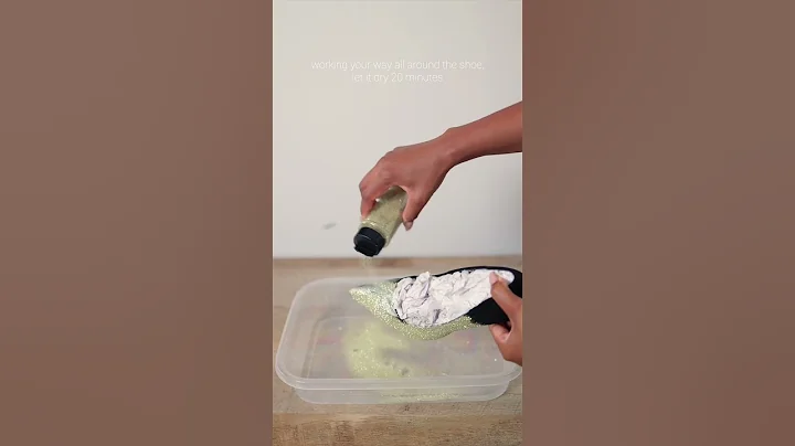 DIY Glitter Heels  holiday shoes