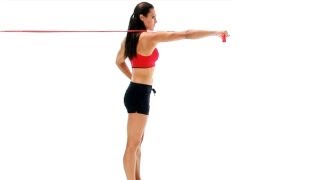 Scapular Protraction With Resistance Band