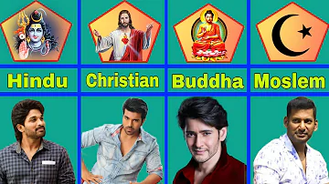 South Indian Actor Religion | Hindu, Muslem, Christian, Buddha 🔥