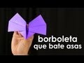 Borboleta que bate as asas (ORIGAMI FÁCIL)