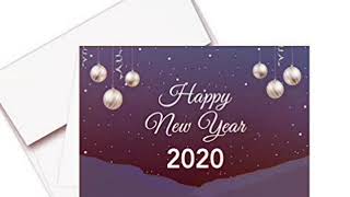 Happy New Year 2020 Amazing Simple Stylish and Beautiful Cards 2020 Wishing Welcome 2020