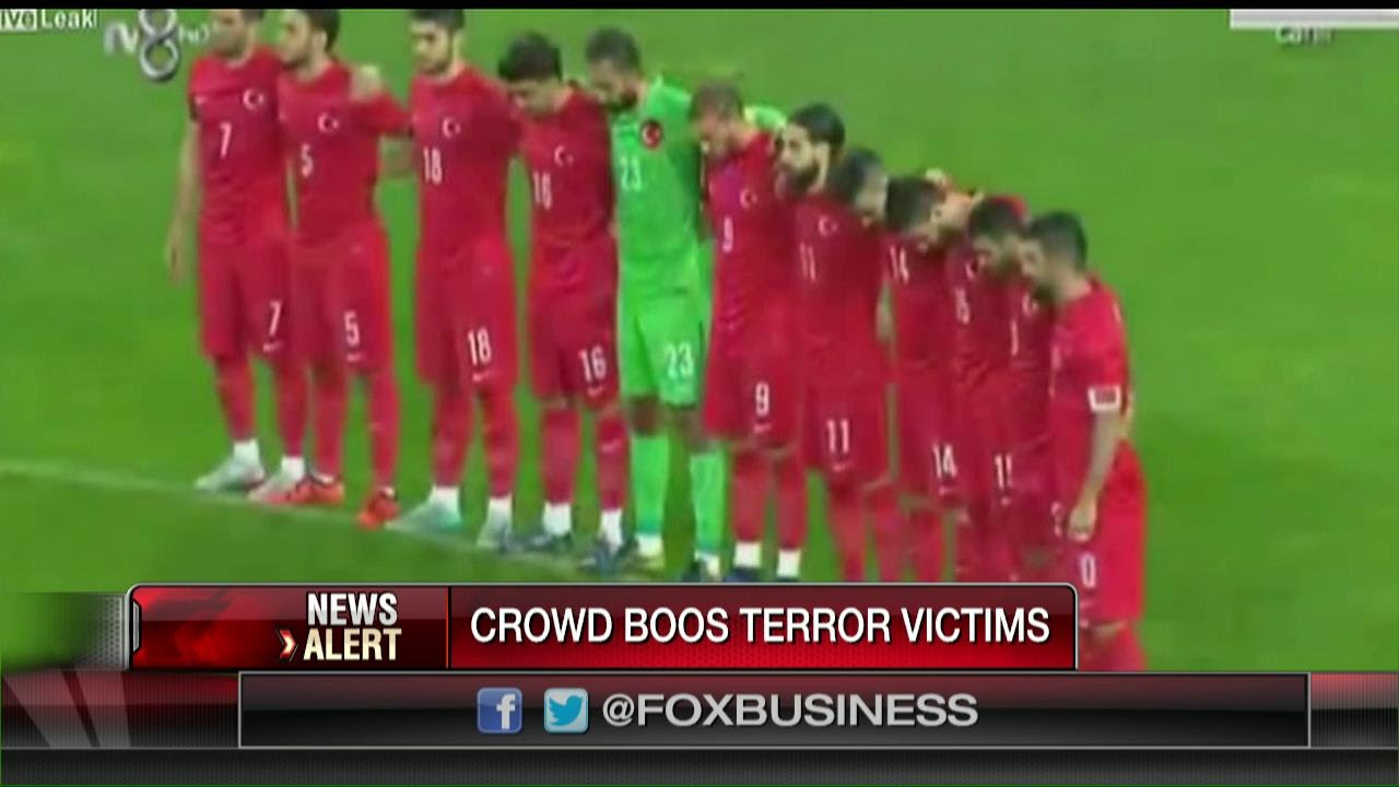 WATCH Turkish Soccer Fans Boo and Chant During Minute of Silence for