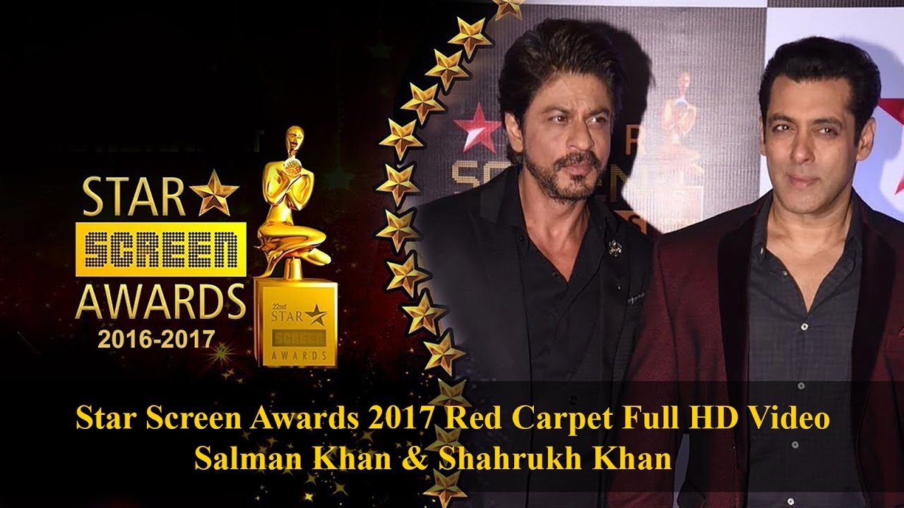 Star Screen Awards 2017 Red Carpet Full HD Video Salman Khan
