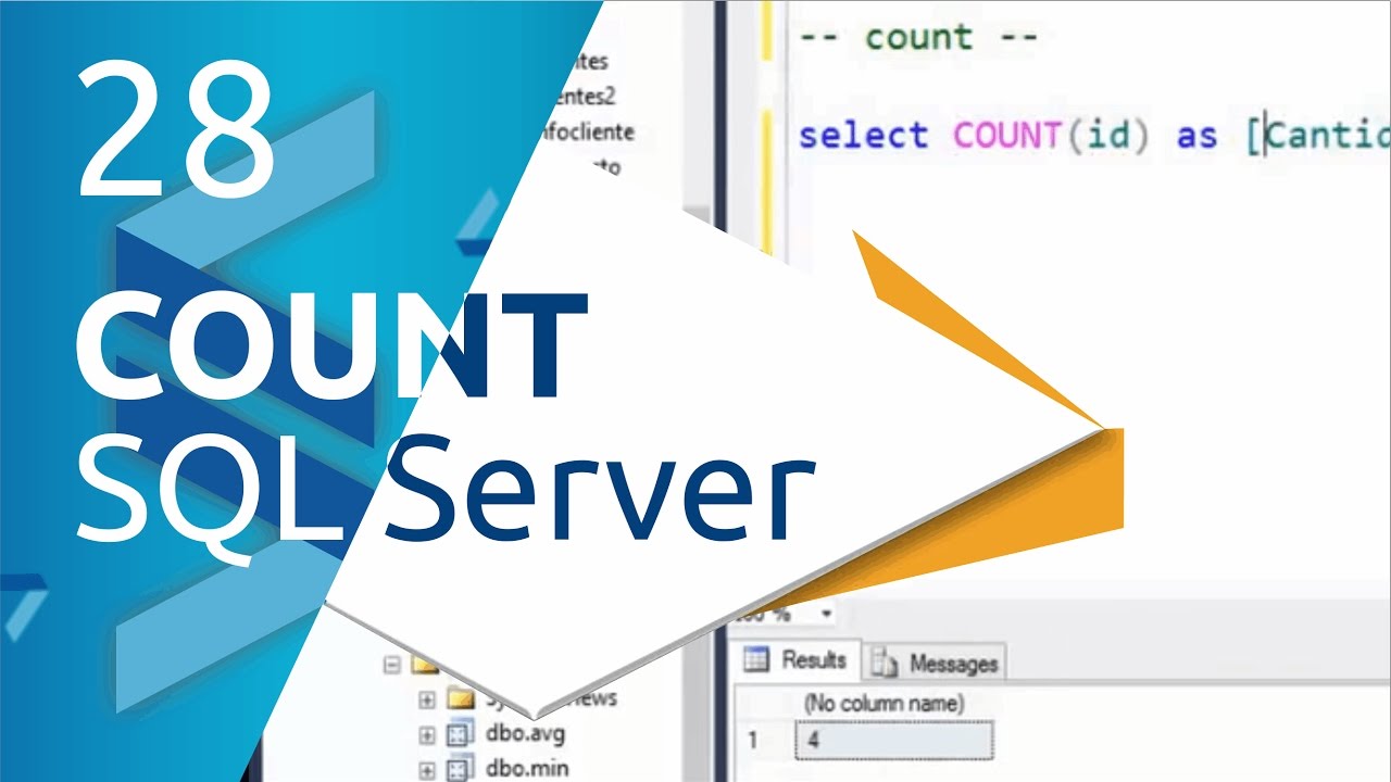 SQL Server | 28 - COUNT - YouTube