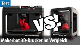 Makerbot Replicator vs. Replicator Mini - 3D-Drucker im Vergleichs- Test | deutsch / german