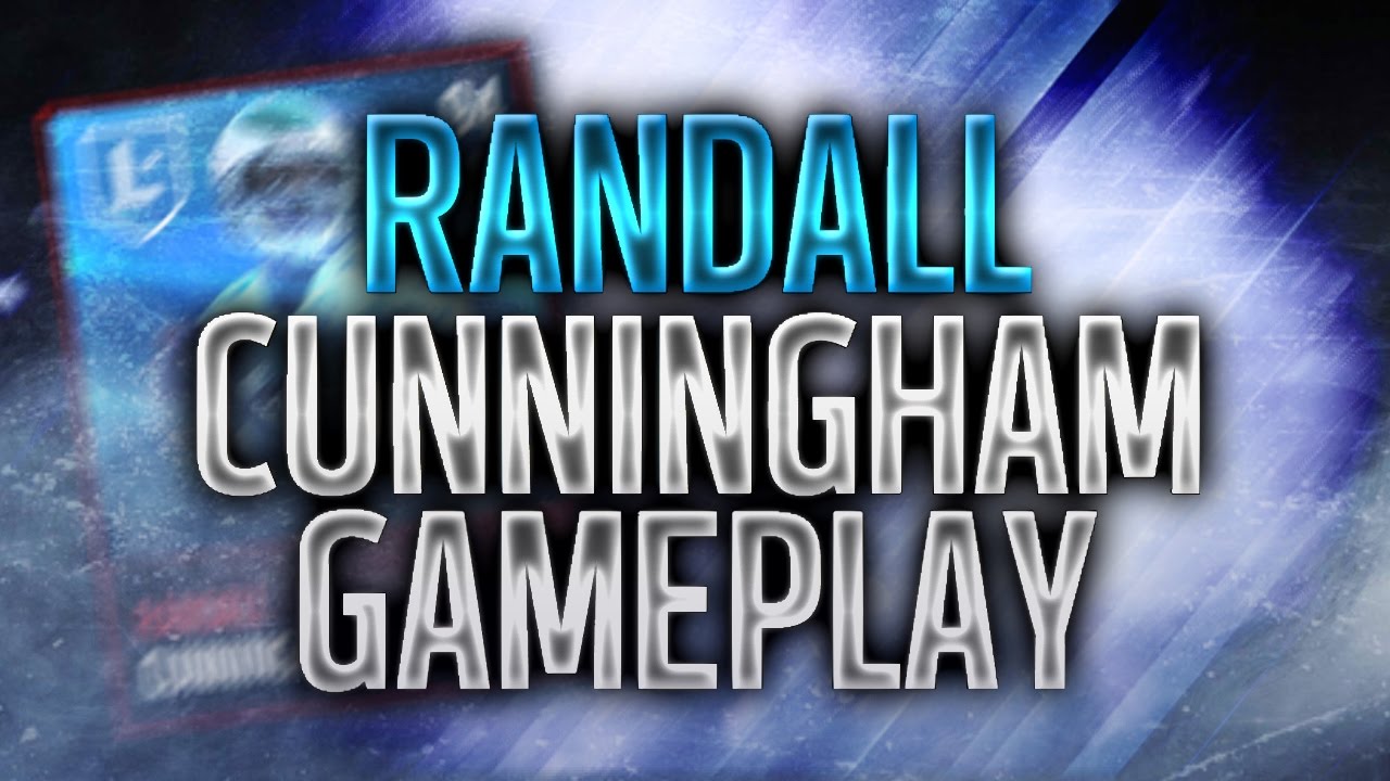 LEGEND RANDALL CUNNINGHAM GAMEPLAY! GLITCH! - Madden Mobile 17
