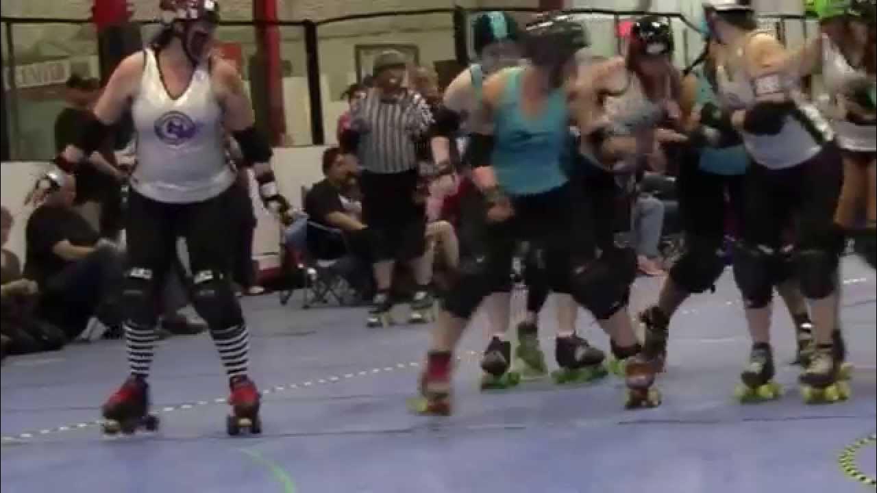 NOVA Roller Derby vs Southern Maryland Part 1 YouTube