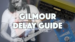 David Gilmour's Delay Settings (Huge Delay Guide!)